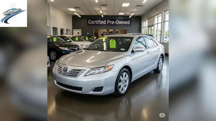 Carro usado à venda em uma loja