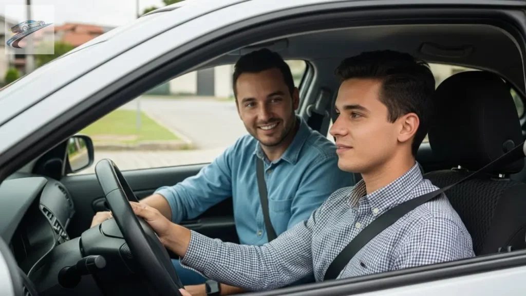 Aula prática com instrutor credenciado no novo modelo de habilitação.
