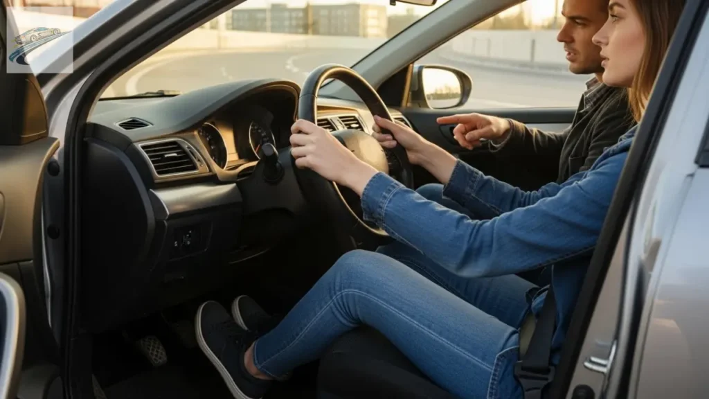 Treino de saída em rampa para quem está tirando habilitação.
