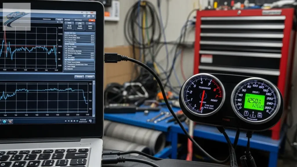 Acerto de injeção com monitoramento de pressão e wideband em carro turbo.