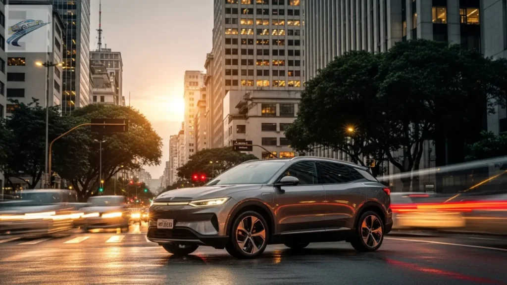 Omoda-Jaecoo em cenário urbano de São Paulo no anda-e-para.