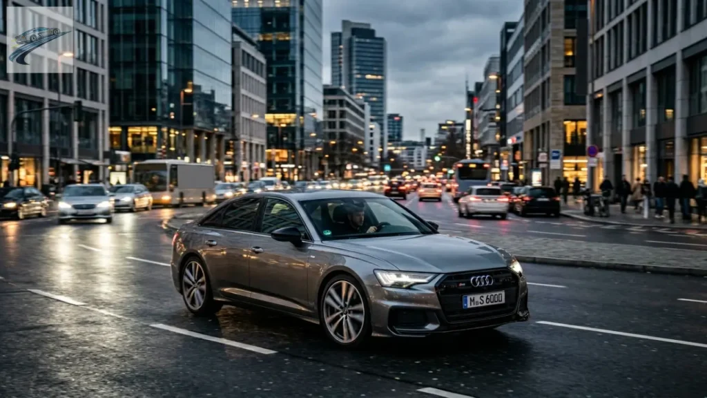 Audi S6 andando na cidade