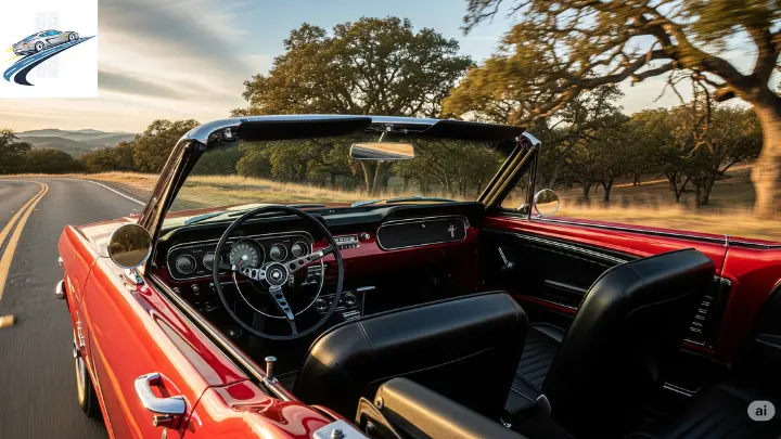 Ford Mustang 1964 vermelho